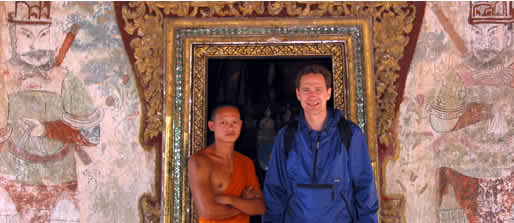 Tobb with monk
